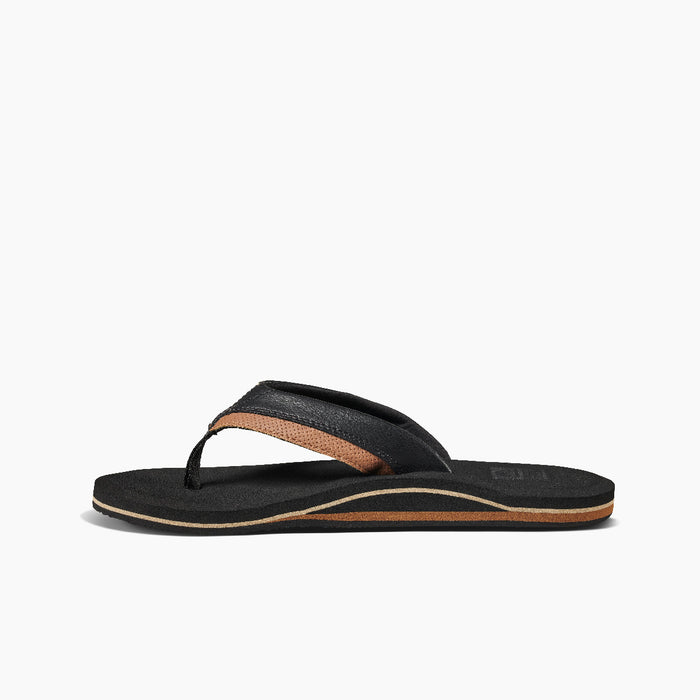 REEF Cushion Dawn Sandal-Black/Tan