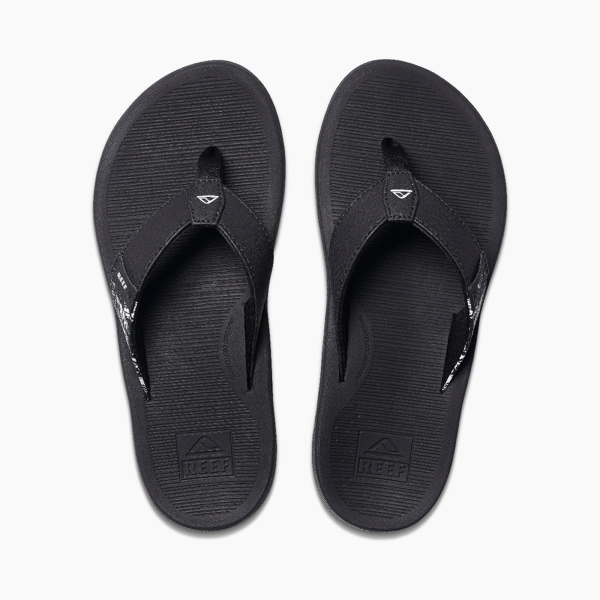 REEF Santa Ana Sandal-Black/White