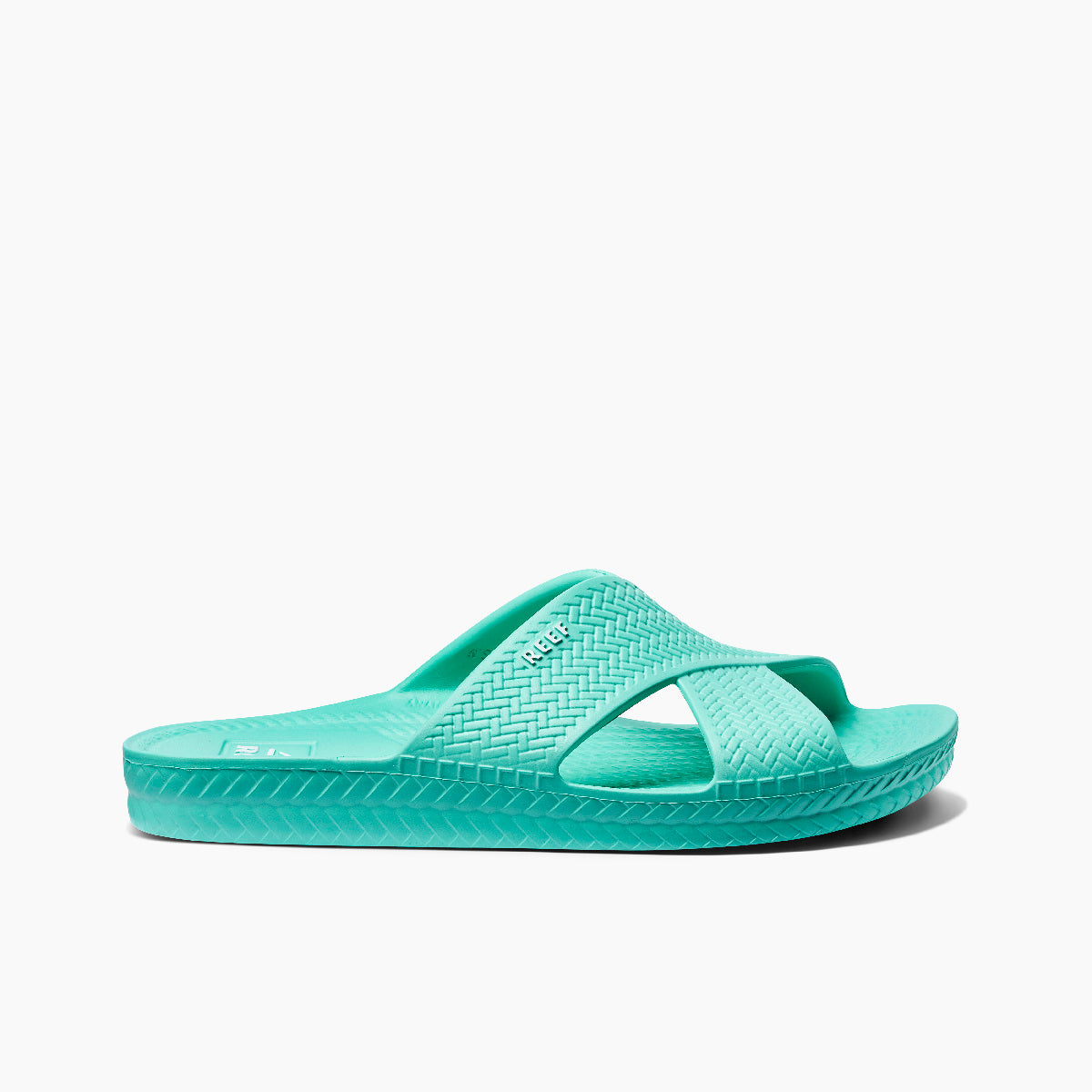 REEF Water X Slide Sandal-Neon Teal