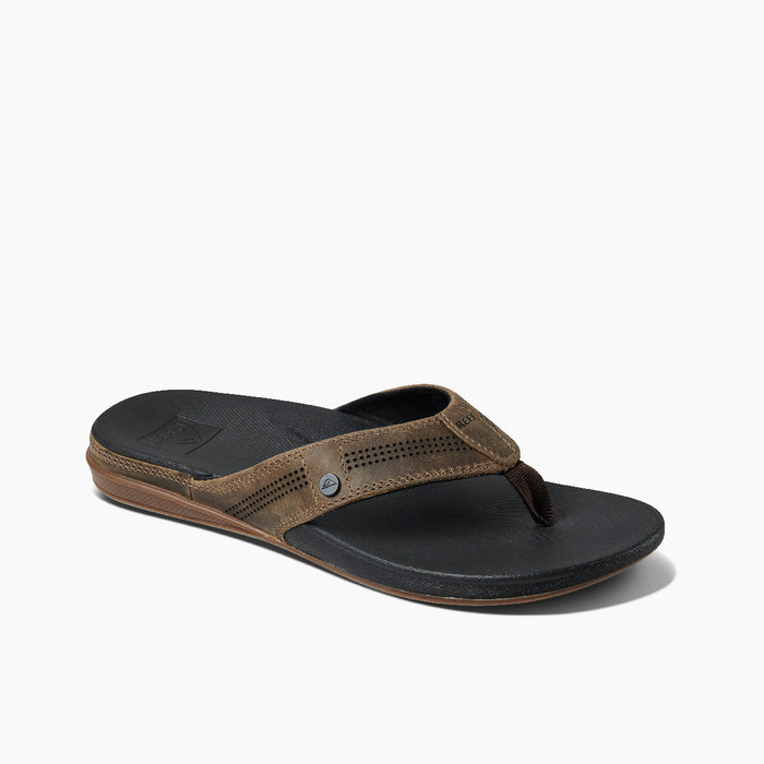 Reef Cushion Lux Sandal-Tan/Black