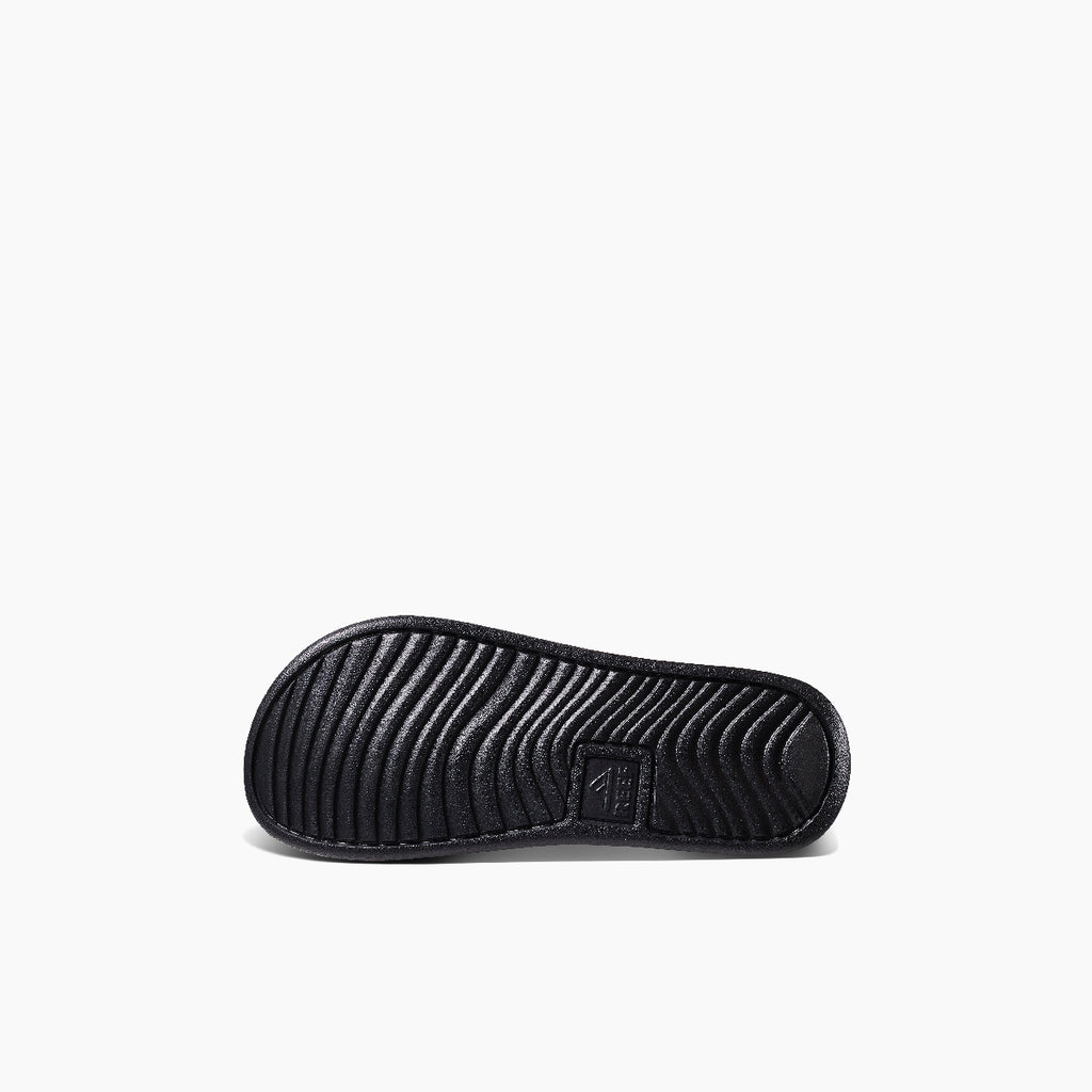 REEF Kids One Slide Sandal-Purple Fronds