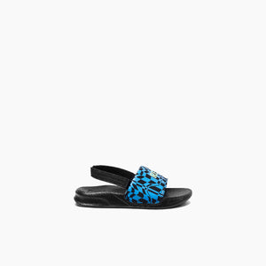 REEF Little One Slide Sandal-Swell Checkers— Alternate View