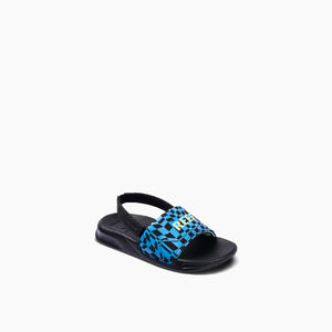 Reef Little One Slide Sandal-Swell Checkers
