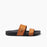 Reef Cushion Vista Sandal-Cognac Black