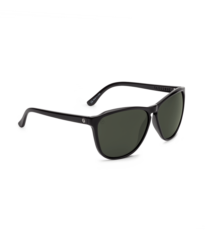 Electric Encelia Sunglasses-Gloss Black/Grey Polarized