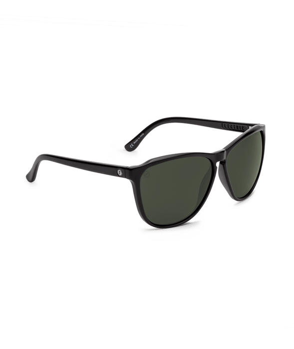 Electric Encelia Sunglasses-Gloss Black/Grey Polar