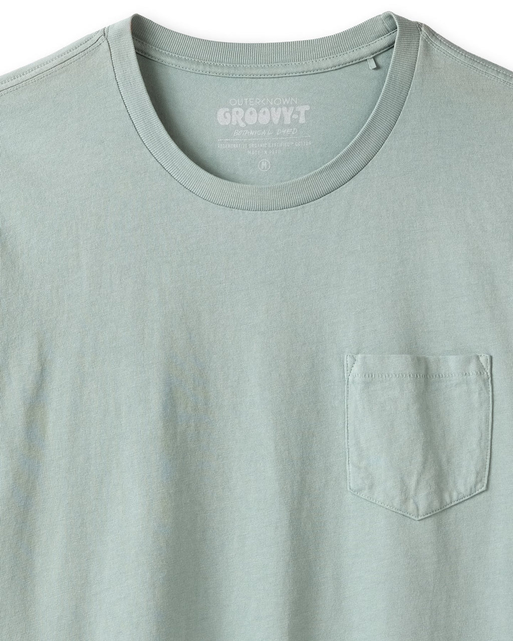 Outerknown Groovy Pocket Tee-Basil