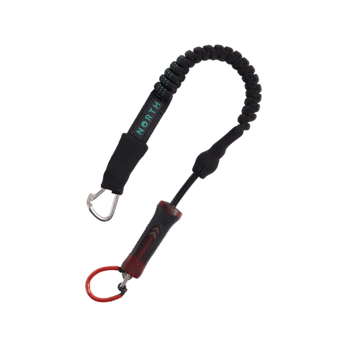 North Standard Kite Leash-Black/Red