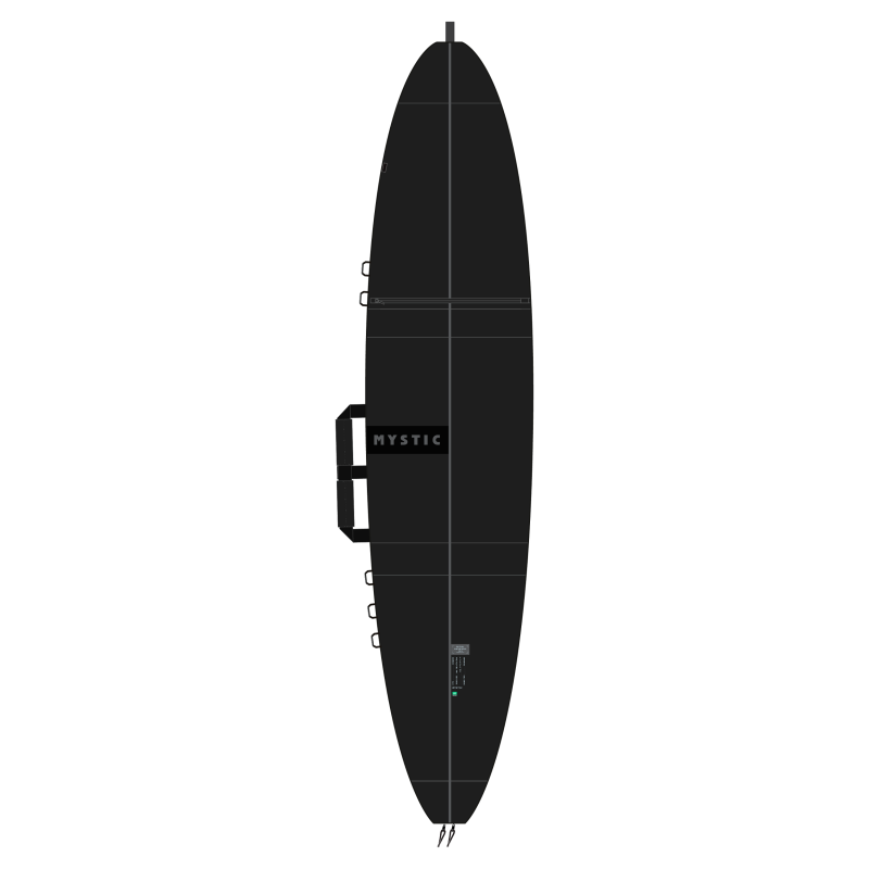 Mystic Patrol Day Cover Downwind Foilboard Boardbag-Black