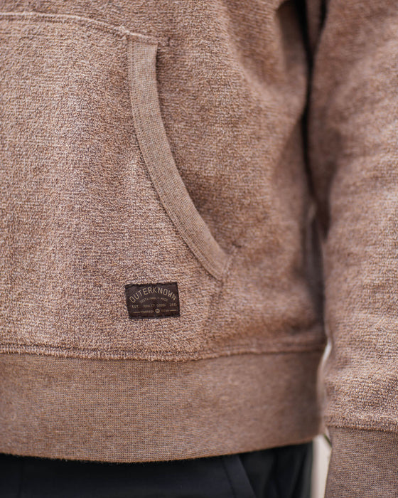 Outerknown Hightide Hooded Sweatshirt-Heather Coconut