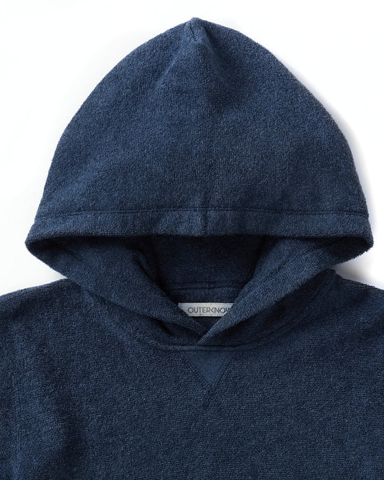 Outerknown Hightide Hooded Sweatshirt-Heather Indigo