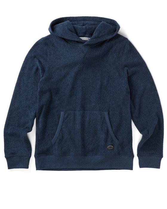 Outerknown Hightide Hooded Sweatshirt-Heather Indigo