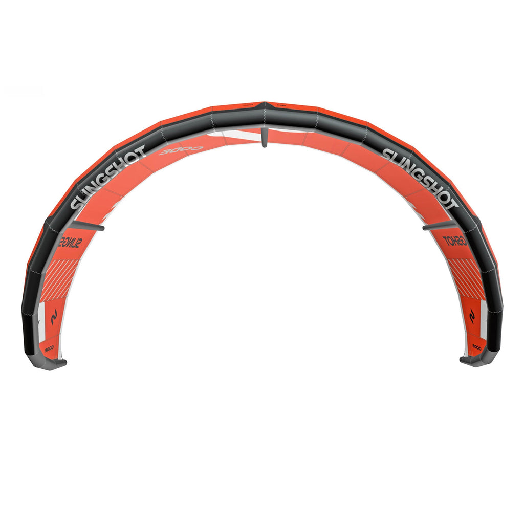 Slingshot Code V3 Kite - Orange front view