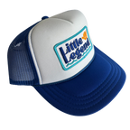 Local Beach Youth Little Legend Trucker Hat-Royal/White
