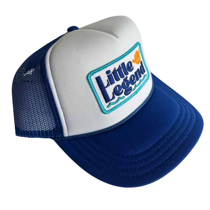 Local Beach Youth Little Legend Trucker Hat-Royal/White