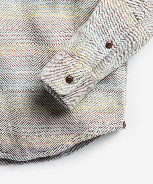 Outerknown Blanket L/S Shirt-Sunrise Mojave Stripe