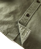 Outerknown The Utilitarian L/S Shirt-Olive Drab