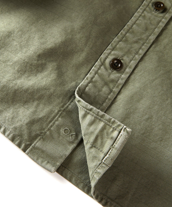 Outerknown The Utilitarian L/S Shirt-Olive Drab