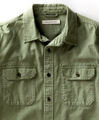 Outerknown The Utilitarian L/S Shirt-Olive Drab