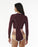 Rip Curl G Bomb Hi Cut L/S Springsuit-Plum