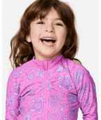 Rip Curl Toddler Sunshine Club L/S One Piece-Wild Berry