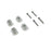 Foil Drive M8 Locking T Nuts