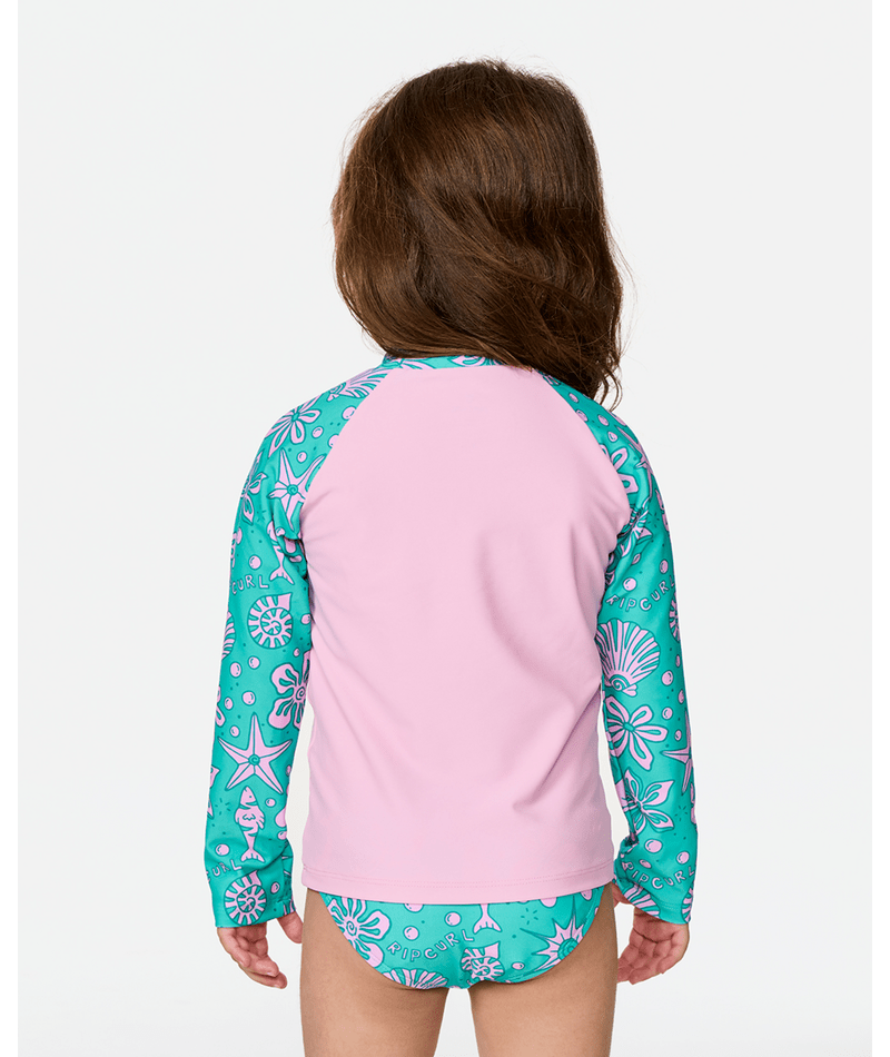 Rip Curl Toddler Sunshine L/S Bikini-Turquoise