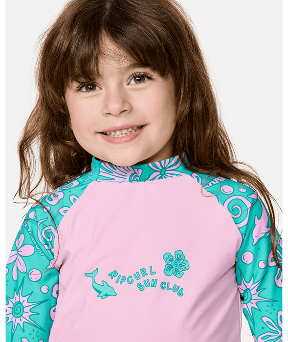 Rip Curl Toddler Sunshine L/S Bikini-Turquoise