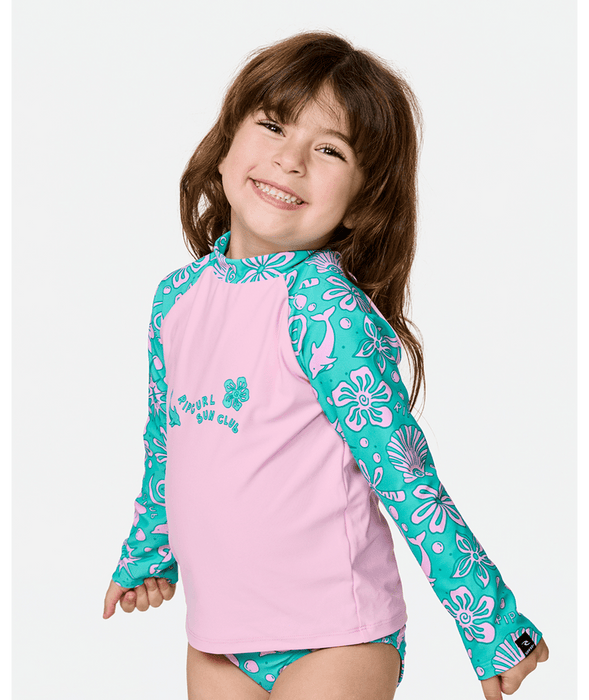 Rip Curl Toddler Sunshine L/S Bikini-Turquoise