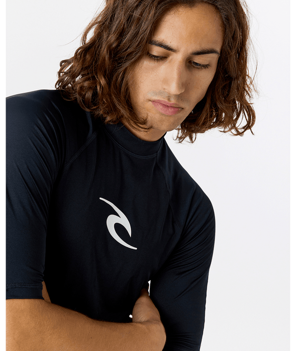 Rip Curl Waves UPF Perf Rashguard-Black