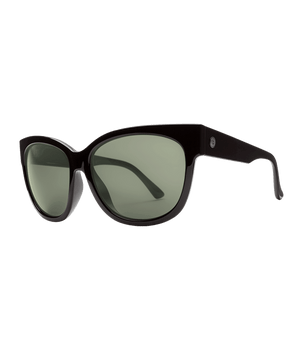 Electric Danger Cat Sunglasses-Gloss Black/Grey Polar