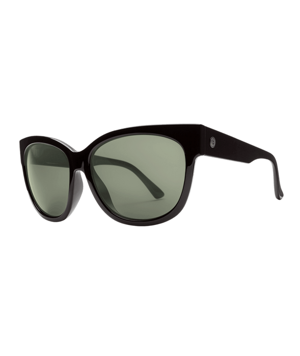 Electric Danger Cat Sunglasses-Gloss Black/Grey Polar