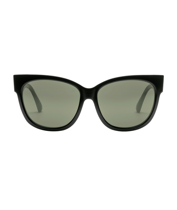 Electric Danger Cat Sunglasses-Gloss Black/Grey Polar