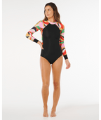 Rip Curl G-Bomb Tropical BZ L/S Springsuit-Neon Waves