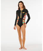 Rip Curl G-Bomb 1.5 FZ L/S Springsuit-Neon Waves