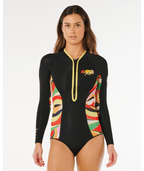 Rip Curl G-Bomb 1.5 FZ L/S Springsuit-Neon Waves