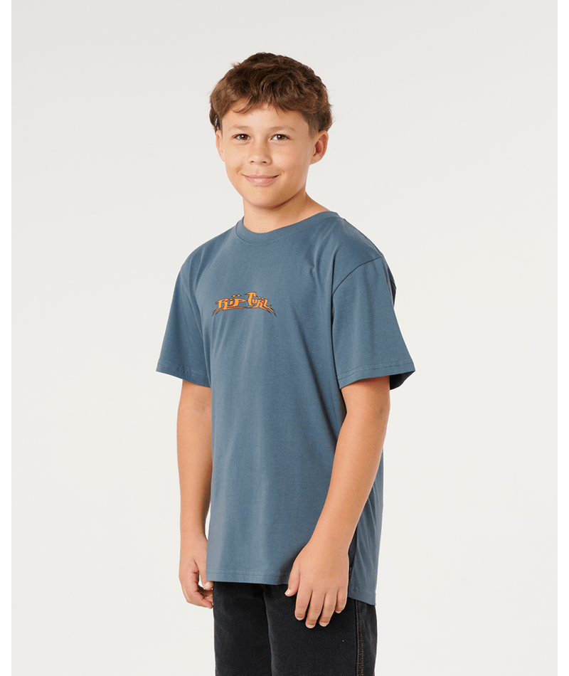 Rip Curl Boys' Hazed And Tube Tee-Pine Night