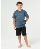 Rip Curl Boys' Hazed And Tube Tee-Pine Night