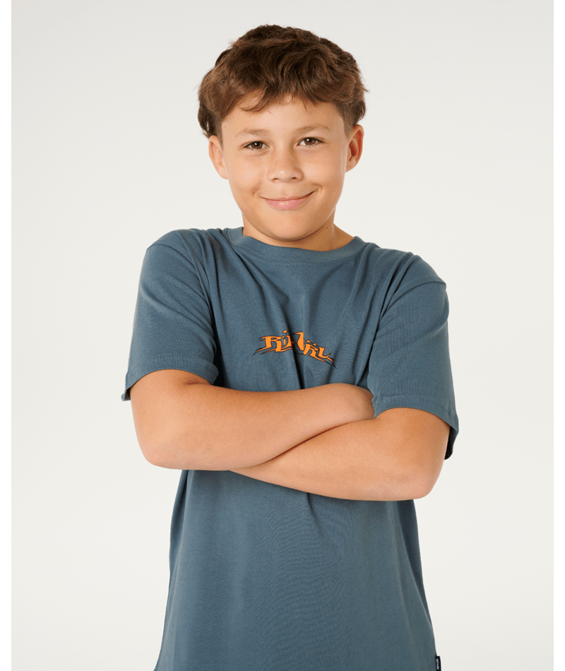 Rip Curl Boys' Hazed And Tube Tee-Pine Night