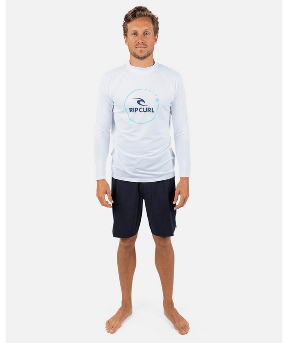 Rip Curl Island Vibe UPF L/S Rashguard-White