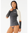 Rip Curl Trippin L/S Rashguard-Washed Black