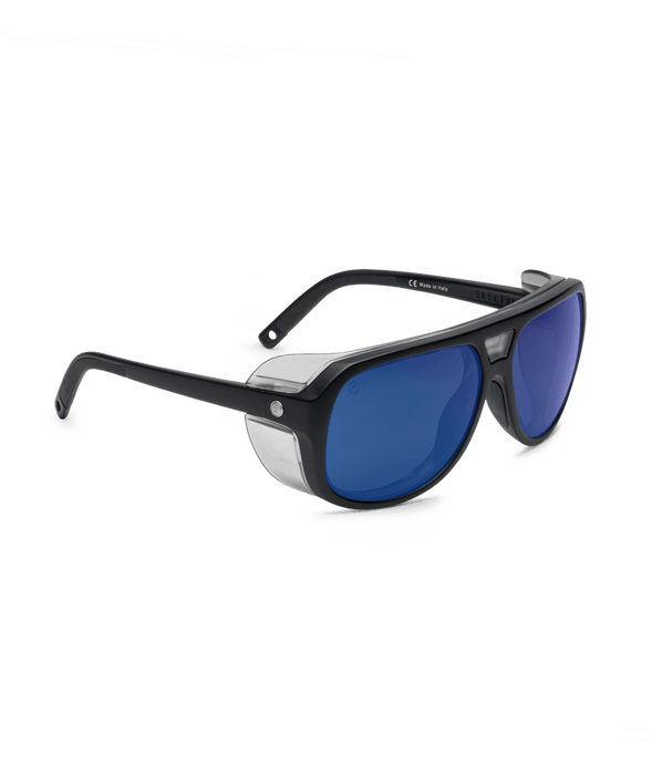 Electric Stacker Sunglasses-Matte Black/Blue Polar Pro