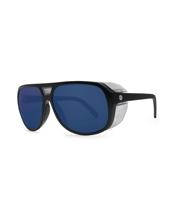 Electric Stacker Sunglasses Matte Black Blue Polar Pro REAL Watersports