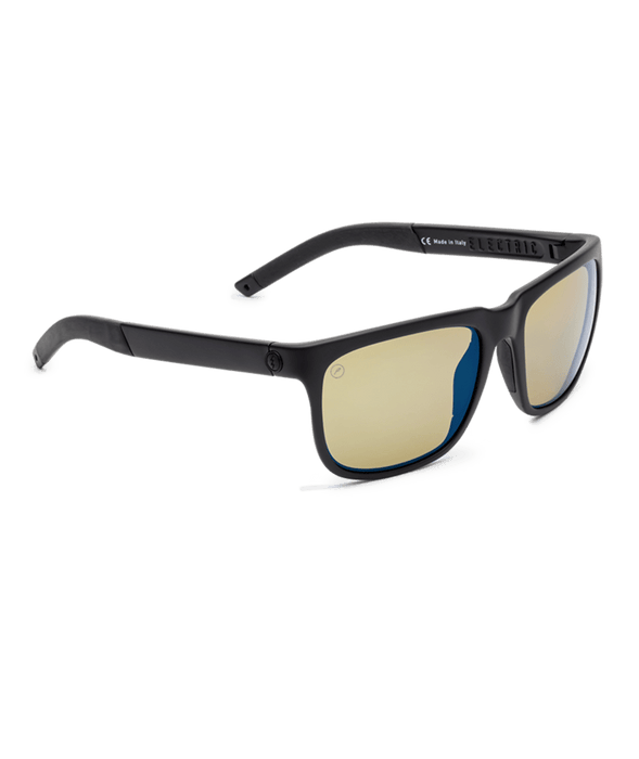 Electric Knoxville S Sunglasses-Matte Blk/HT Yel Polar Pro