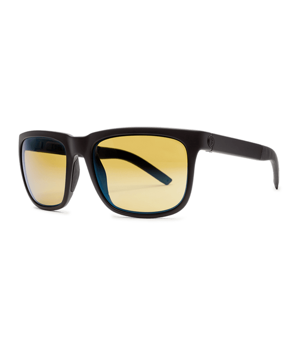Electric Knoxville S Sunglasses-Matte Blk/HT Yel Polar Pro