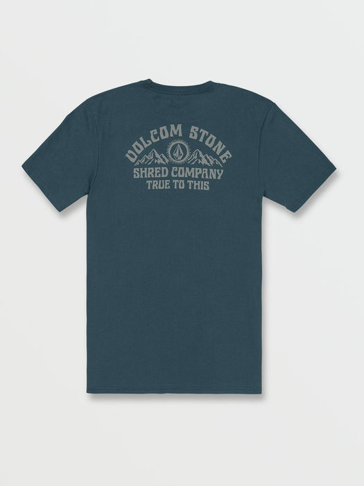 Volcom Mountainside Tech Tee-Cruzer Blue