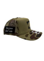 Blak Bear Teeth Trucker Hat-Jungle