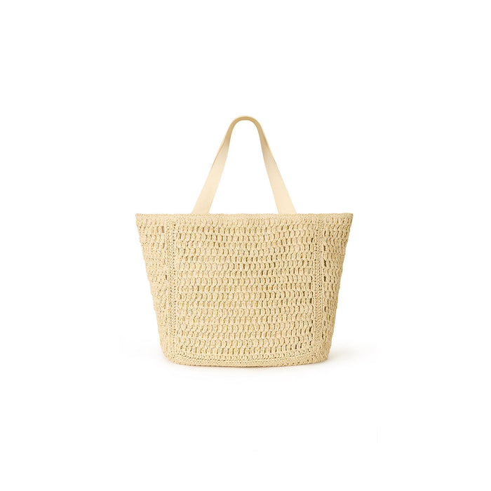 Kulani Kinis Straw Beach Tote Bag-Palm Breeze