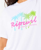 Rip Curl Es Vedra Surflite Tee-White