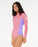 Rip Curl Neon Isles L/S One Piece-Purple